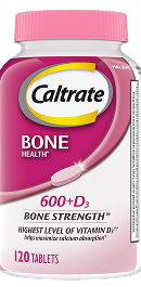 Caltrate 600+D3 calcium supplement