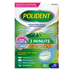Polident 3 Minute Antibacterial Dental Appliance Cleanser